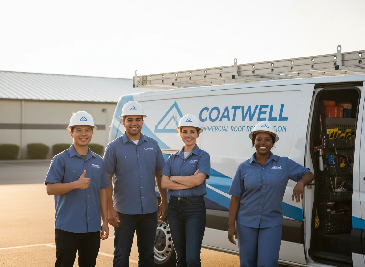 Commercial roof coating company in Akron, OH